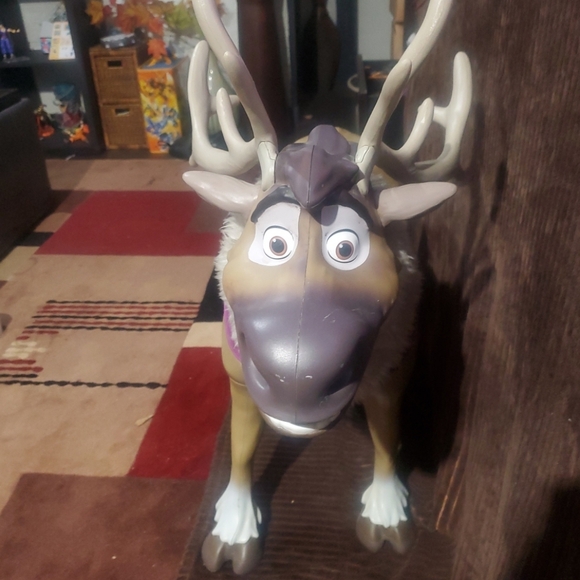 Disney's frozen 2Sven reindeer Ride On Toy With Sounds Life Size